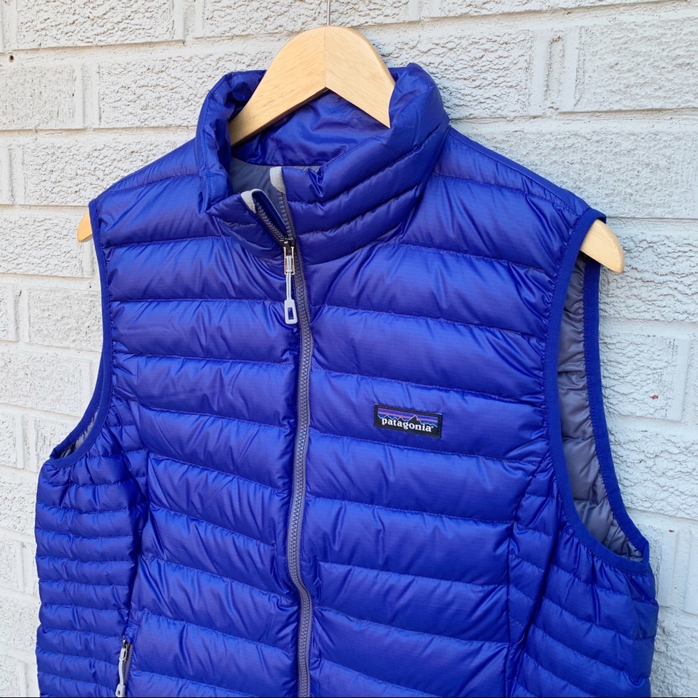 Patagonia Down Women’s Blue Sweater Vest